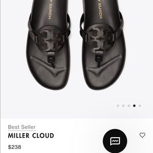 Tory Burch Cloud sandals size 5.5 - worn once only